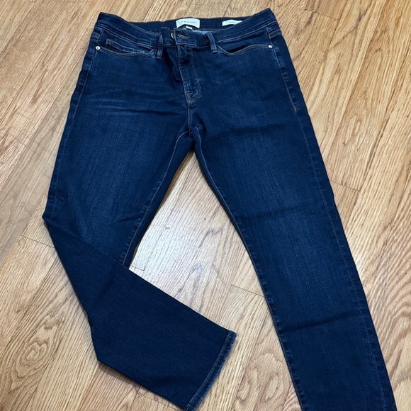 Frame Denim Dark Blue Straight Leg Pants (LeGarcon) - Picture 1 of 1